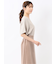 麻調合繊 プルオーバー 半袖ブラウス(セットアップ可能)