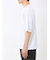綿100% ロゴ刺繍 クルーネック半袖Tシャツ
