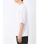 綿100% ロゴ刺繍 クルーネック半袖Tシャツ