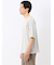 綿100% ロゴ刺繍 クルーネック半袖Tシャツ