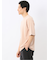 綿100% ロゴ刺繍 クルーネック半袖Tシャツ