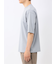 綿100% ロゴ刺繍 クルーネック半袖Tシャツ