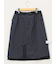 ストレッチウォッシャブル ダブルクロス Aラインスカート 紺(セットアップ可能)