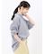 レギュラーカラー 長袖コクーンブラウス