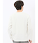 千鳥ジャガード クルーネック長袖Tシャツ