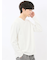 千鳥ジャガード クルーネック長袖Tシャツ
