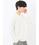 千鳥ジャガード クルーネック長袖Tシャツ