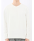 千鳥ジャガード クルーネック長袖Tシャツ