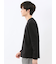 千鳥ジャガード クルーネック長袖Tシャツ