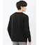 千鳥ジャガード クルーネック長袖Tシャツ