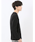 千鳥ジャガード クルーネック長袖Tシャツ