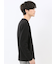 千鳥ジャガード クルーネック長袖Tシャツ