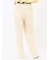 ストレッチ ワンタック ワイドパンツ