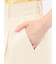 ストレッチ ワンタック ワイドパンツ