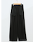 ストレッチ ワンタック ワイドパンツ
