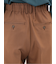 ストレッチ ワンタック ワイドパンツ