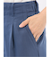 ストレッチ ワンタック ワイドパンツ