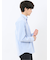 綿混オックス ボタンダウン 長袖シャツ