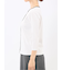 綿スムス 配色 7分袖Tシャツ