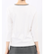 綿スムス 配色 7分袖Tシャツ