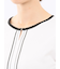 綿スムス 配色 7分袖Tシャツ