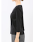 綿スムス 配色 7分袖Tシャツ