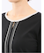 綿スムス 配色 7分袖Tシャツ