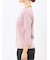 綿スムス 配色 7分袖Tシャツ