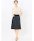レイヤード風 比翼 長袖ブラウス