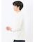 【DRESS T-SHIRT】シルケットスムス スロープネック 長袖Tシャツ