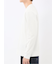 【DRESS T-SHIRT】シルケットスムス スロープネック 長袖Tシャツ
