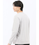 【DRESS T-SHIRT】シルケットスムス スロープネック 長袖Tシャツ