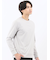 【DRESS T-SHIRT】シルケットスムス スロープネック 長袖Tシャツ