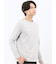 【DRESS T-SHIRT】シルケットスムス スロープネック 長袖Tシャツ