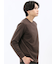 【DRESS T-SHIRT】シルケットスムス スロープネック 長袖Tシャツ