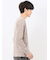 リンクスボーダージャガード クルーネック長袖Tシャツ