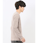 リンクスボーダージャガード クルーネック長袖Tシャツ