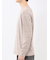 リンクスボーダージャガード クルーネック長袖Tシャツ