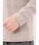 リンクスボーダージャガード クルーネック長袖Tシャツ