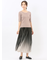 グラデーションプリーツ ロングスカート