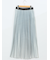グラデーションプリーツ ロングスカート