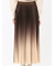 グラデーションプリーツ ロングスカート
