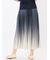 グラデーションプリーツ ロングスカート