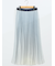グラデーションプリーツ ロングスカート