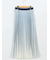 グラデーションプリーツ ロングスカート