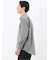 ウール混ストレッチ レギュラーカラー長袖シャツ
