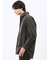 ウール混ストレッチ レギュラーカラー長袖シャツ