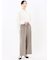 ストレッチ バックタック レギュラーカラー 長袖ブラウス