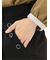 ストレッチ ボタン付き ワンタック ワイドパンツ