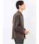 クリエーションキューブ/CREATION CUBE レーヨン混ストレッチ バンドカラー長袖シャツ